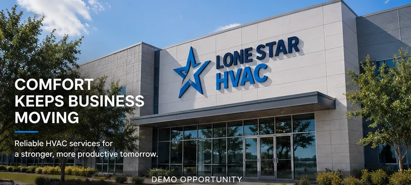 Illustrative synthetic image for HVAC Services Company demo opportunity